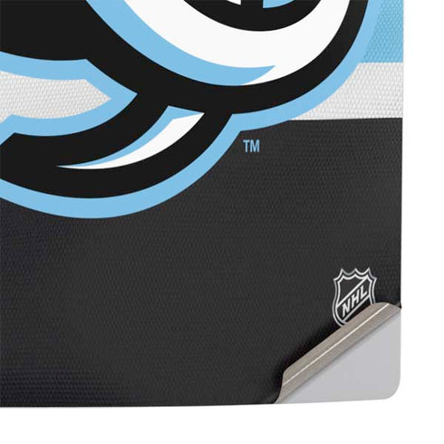 NHL Utah Mammoth Striped Jersey PS5 Pro Console Skin